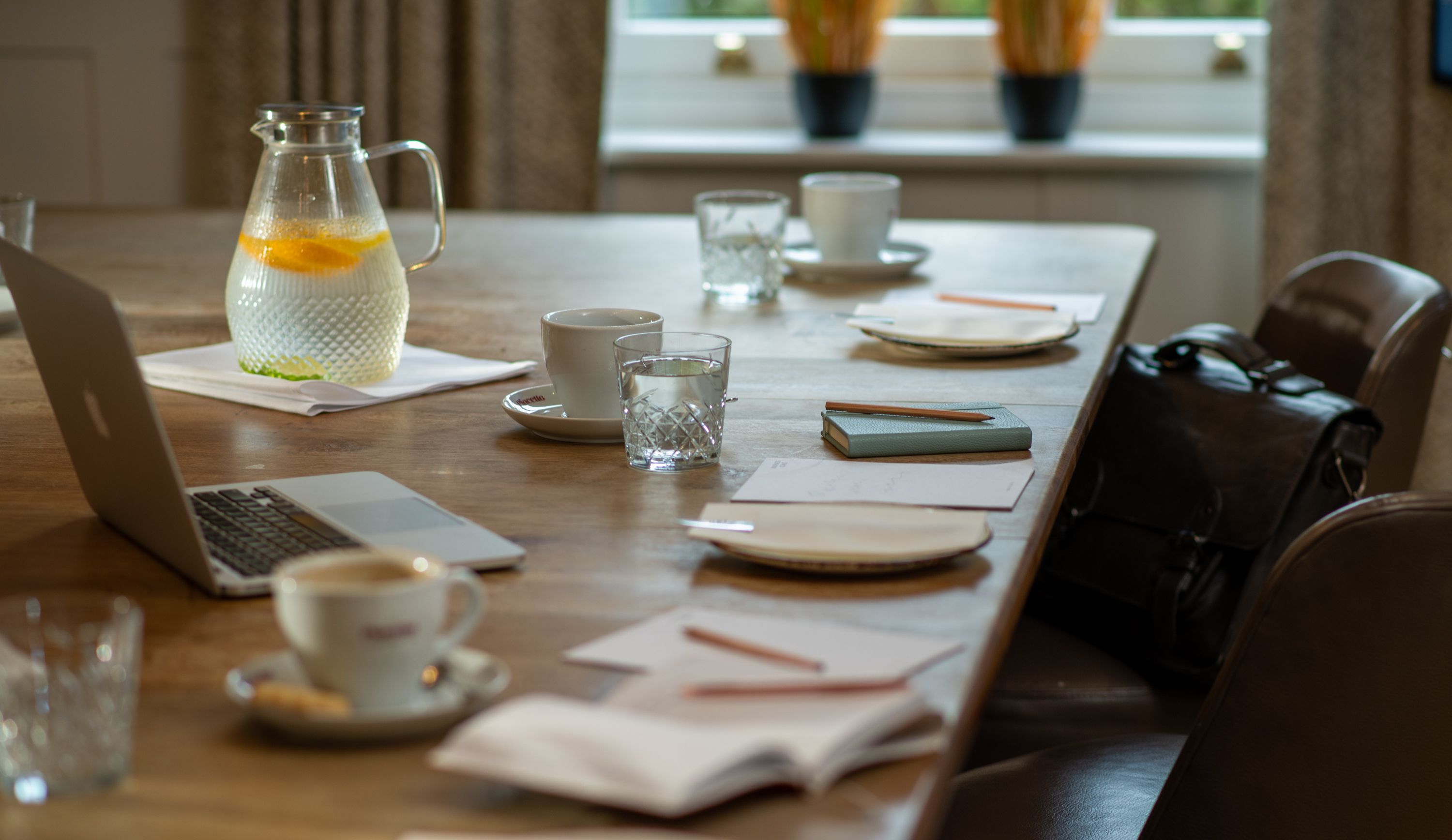 meeting room set up at the beverley arms