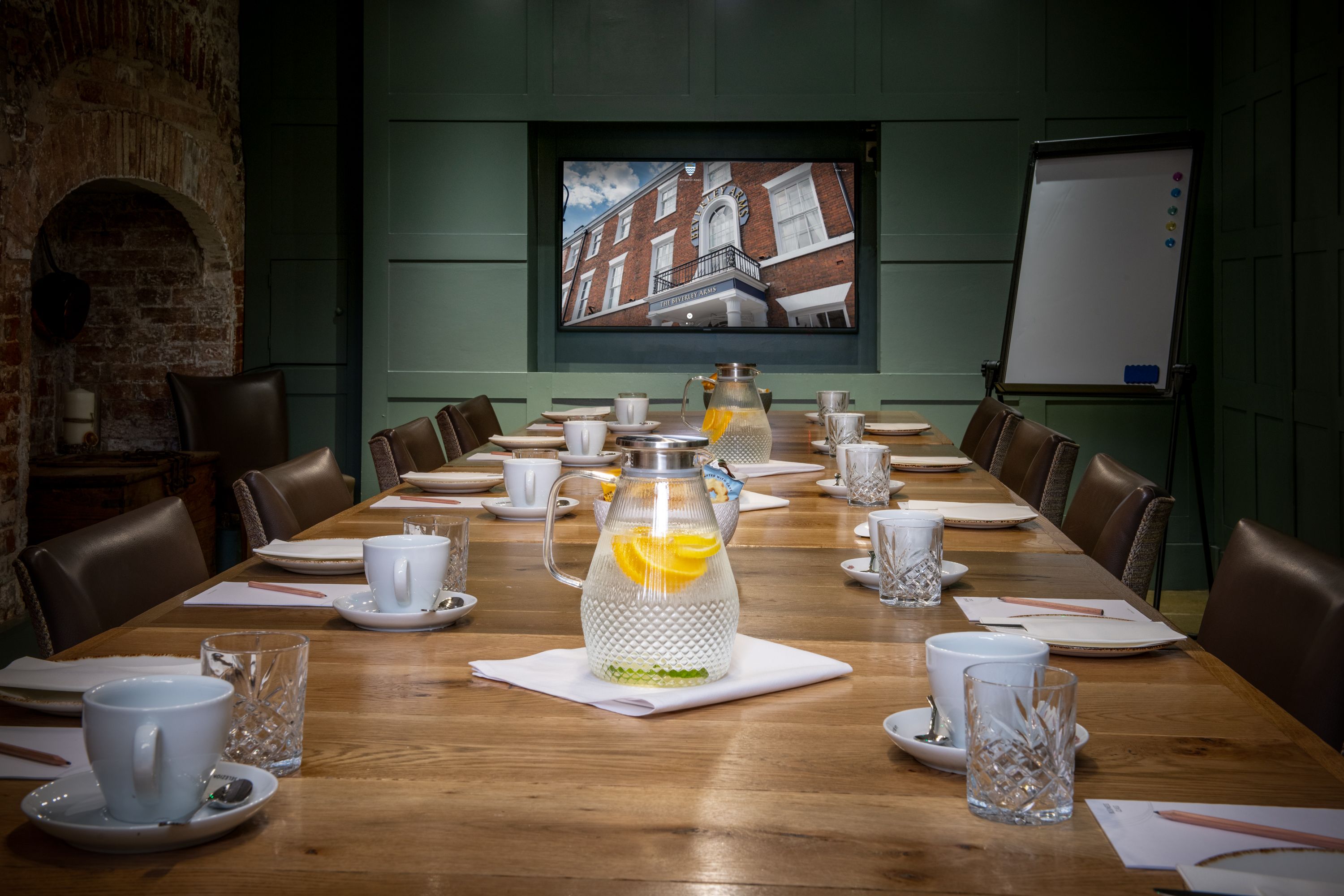 meeting room at the beverley arms in old kitchen