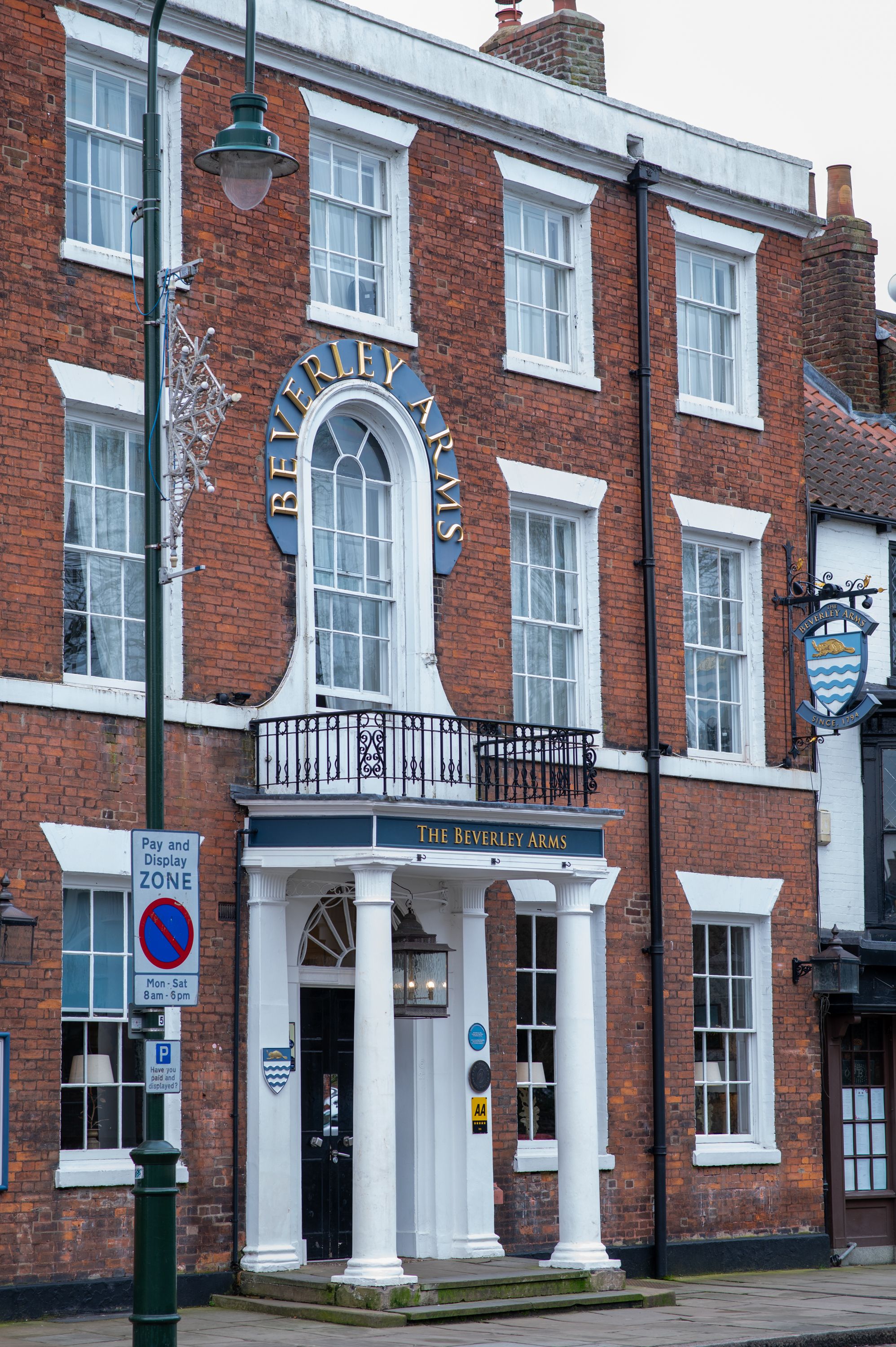 the beverley arms from the road