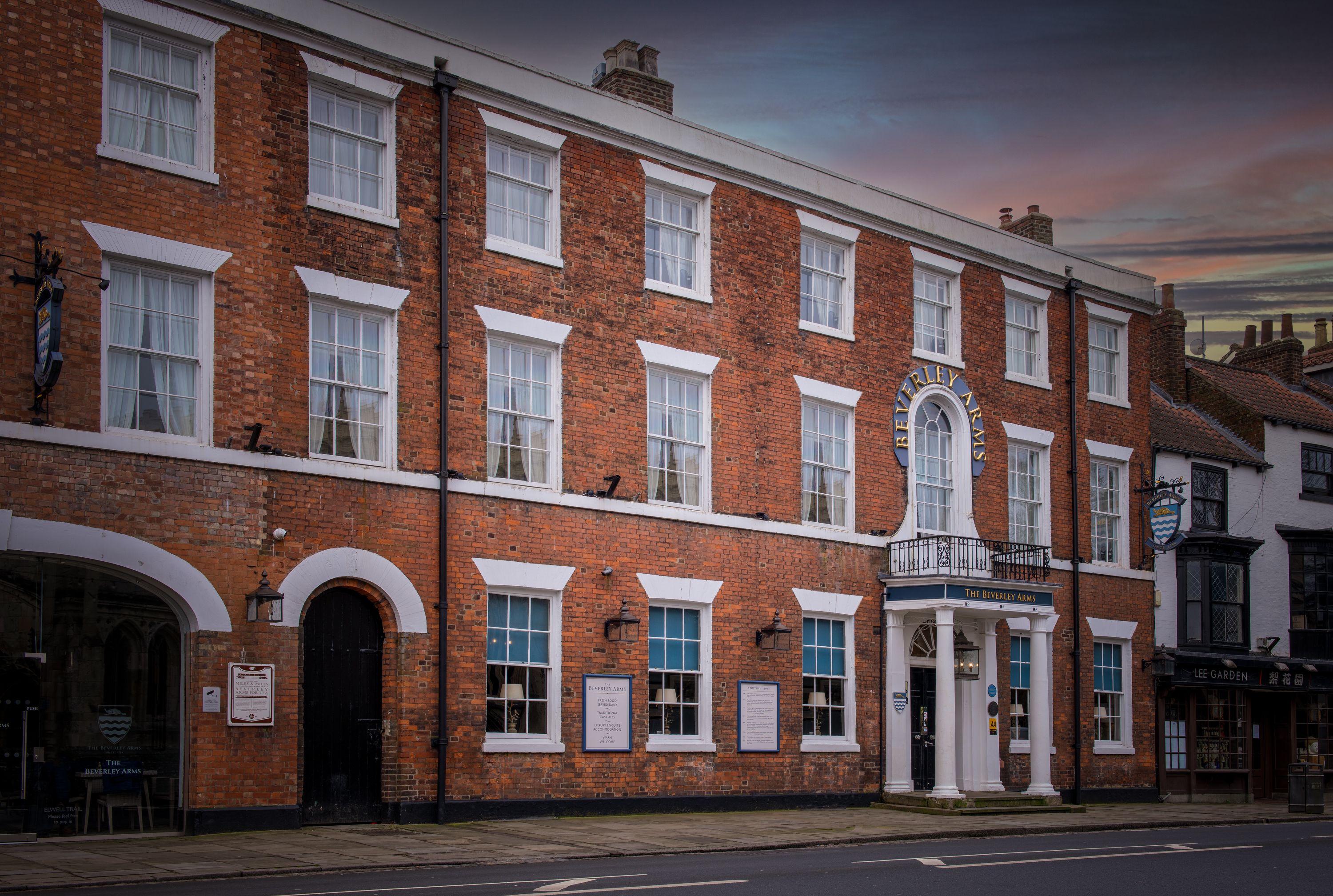 the beverley arms sunset