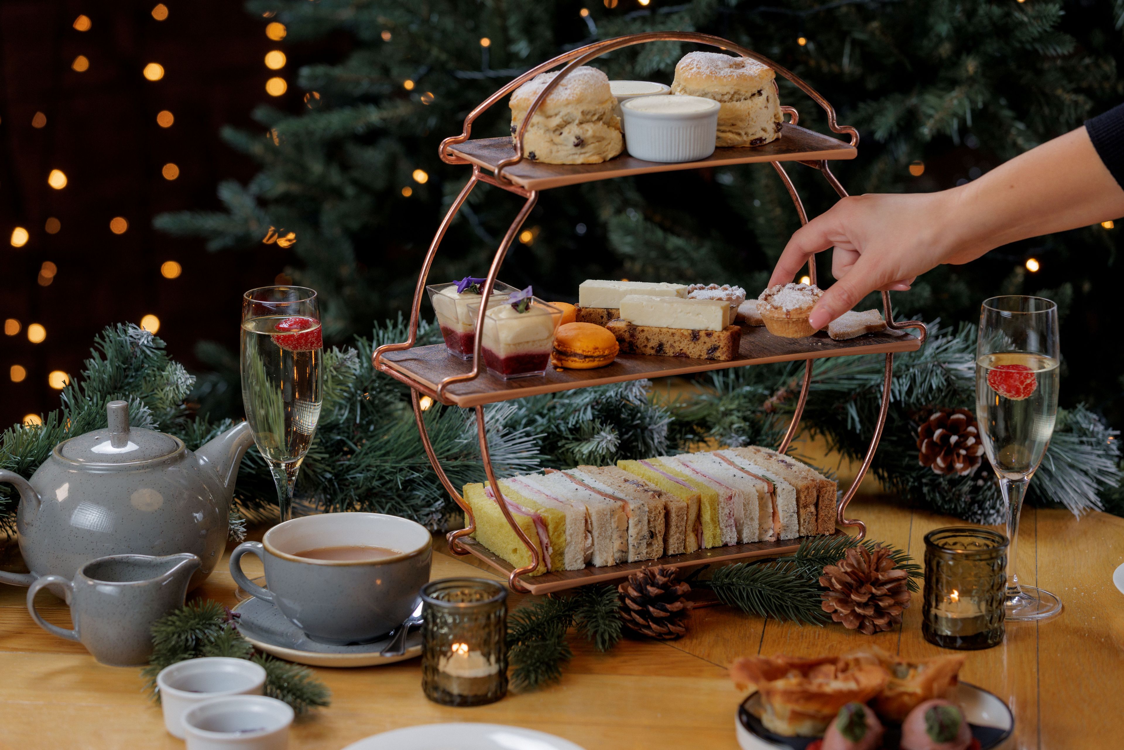 festive afternoon tea